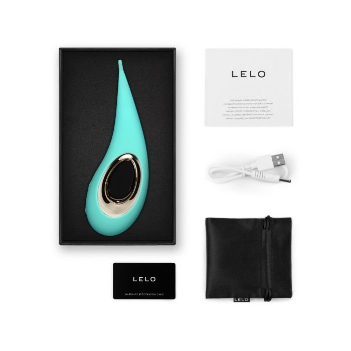 Lelo Dot Pinpoint Clitoral Vibrator Aqua