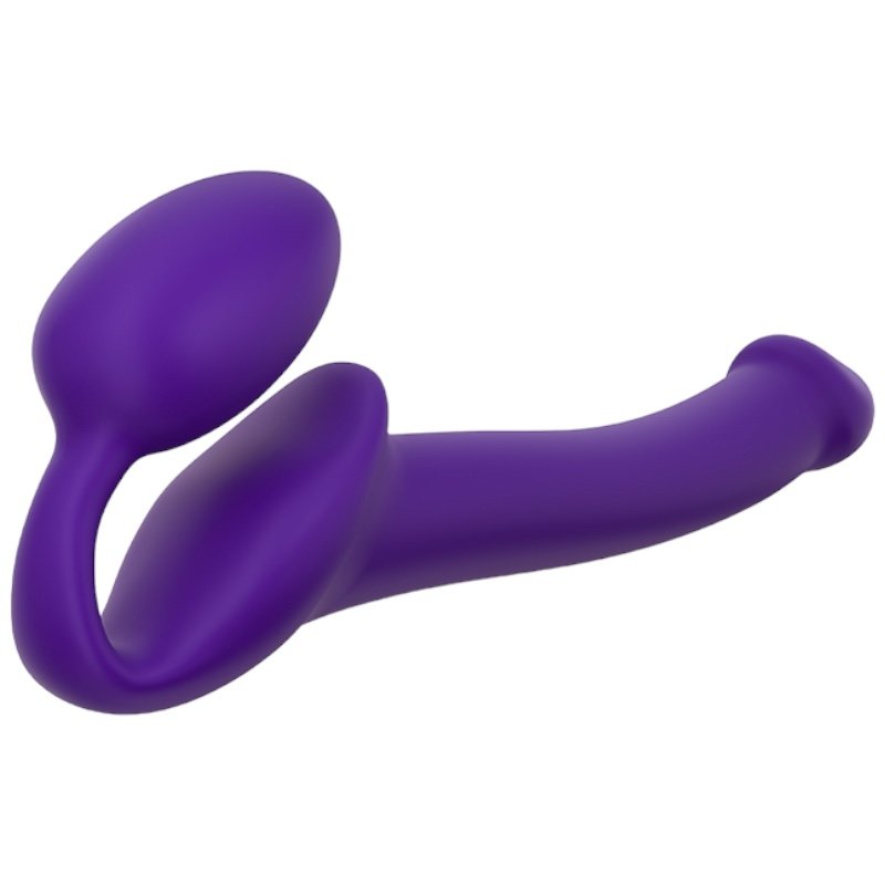 Strap-On-Me Silicone Bendable Strapless Strap-On Purple S