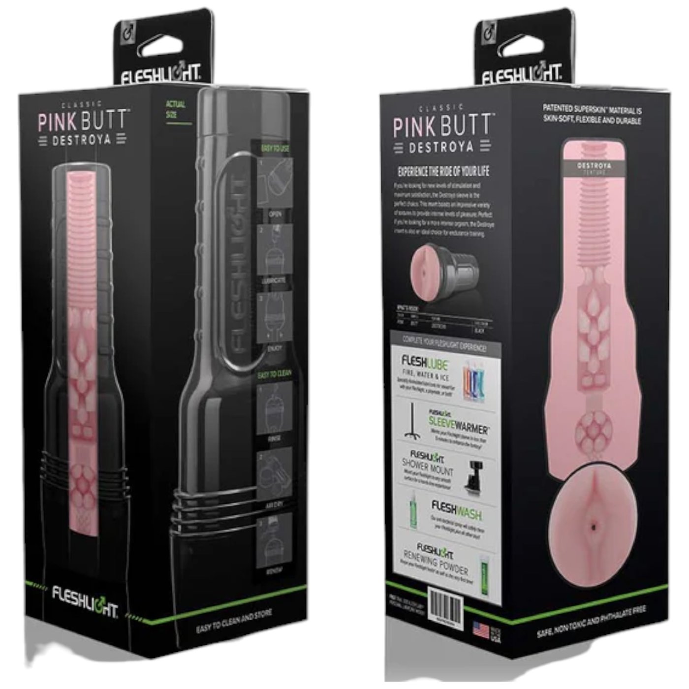 Fleshlight Classic Pink Butt Destroya Male Masturbator