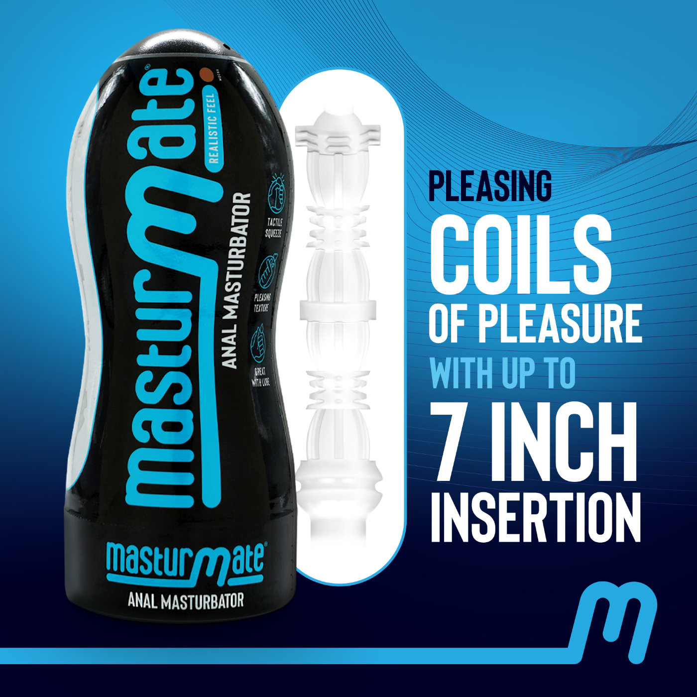 Masturmate Realistic Anal Masturbator Mocha