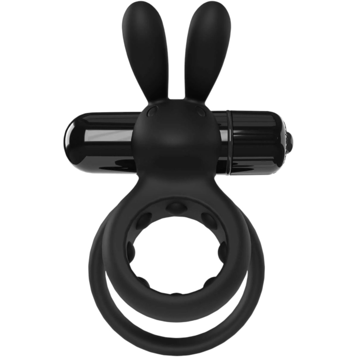 Screaming O 4B Deep Rumbling Ohare Vibrating Rabbit Cock Ring Black
