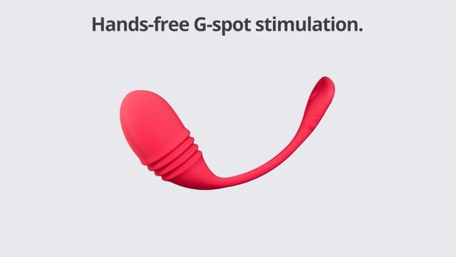 Lovense Vulse App-Controlled Hands-Free Thrusting Egg Vibrator