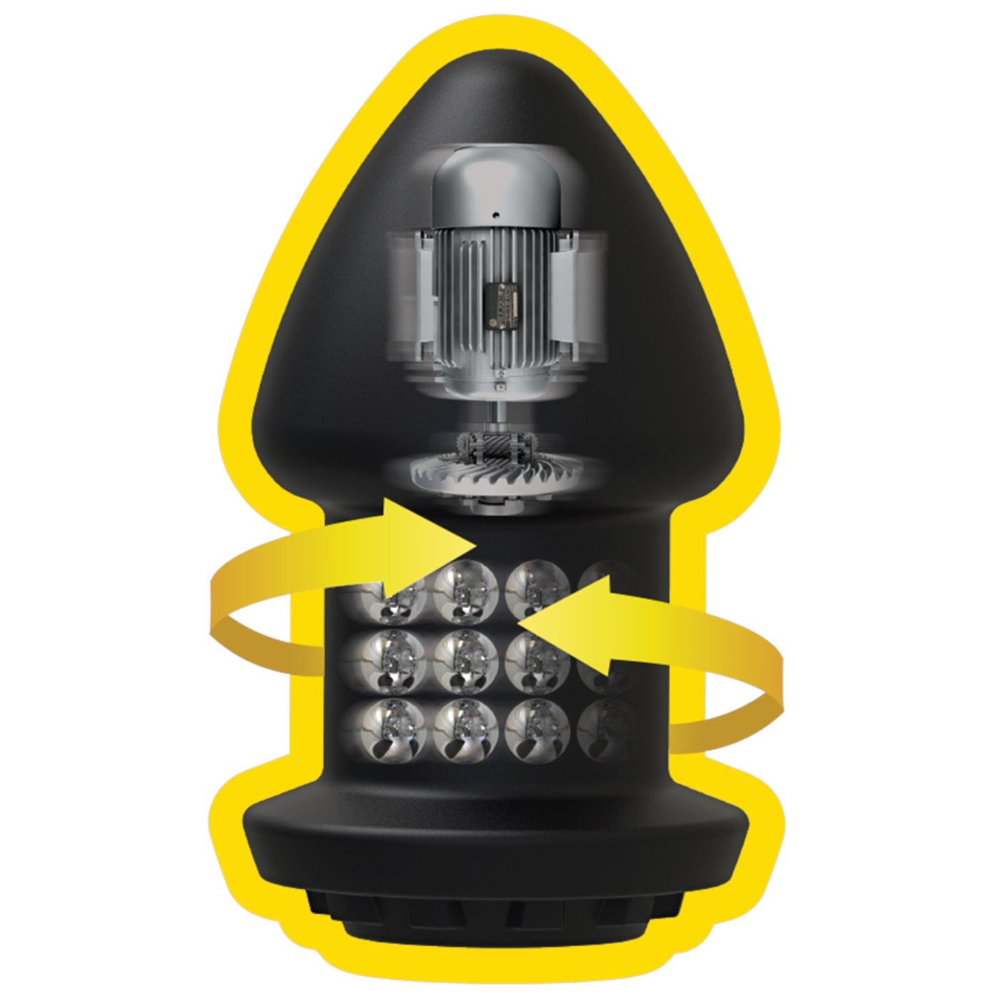 Fort Troff Robo Rimmer Rolling and Vibrating Butt Plug with Remote XL