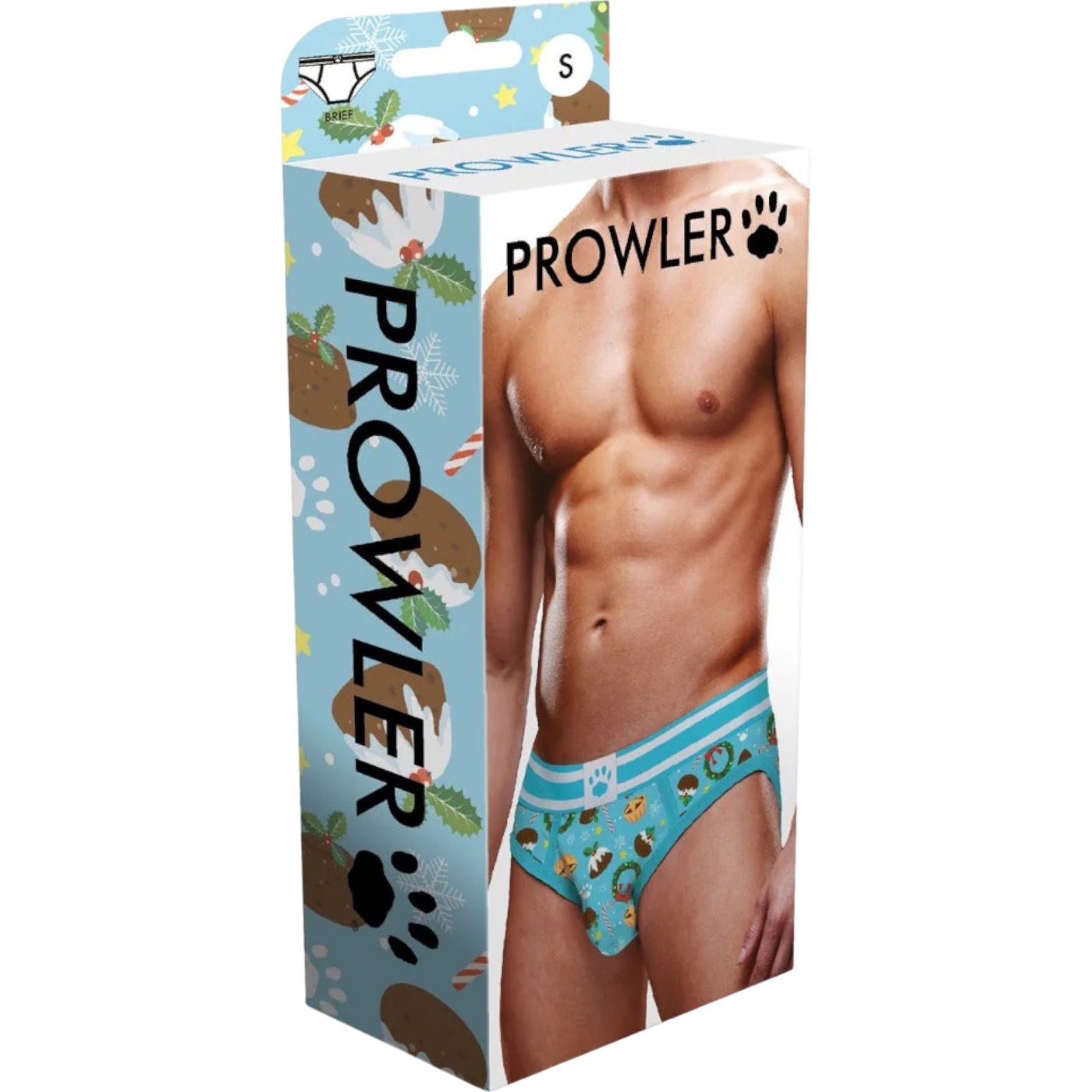 Prowler Christmas Pudding Brief Blue