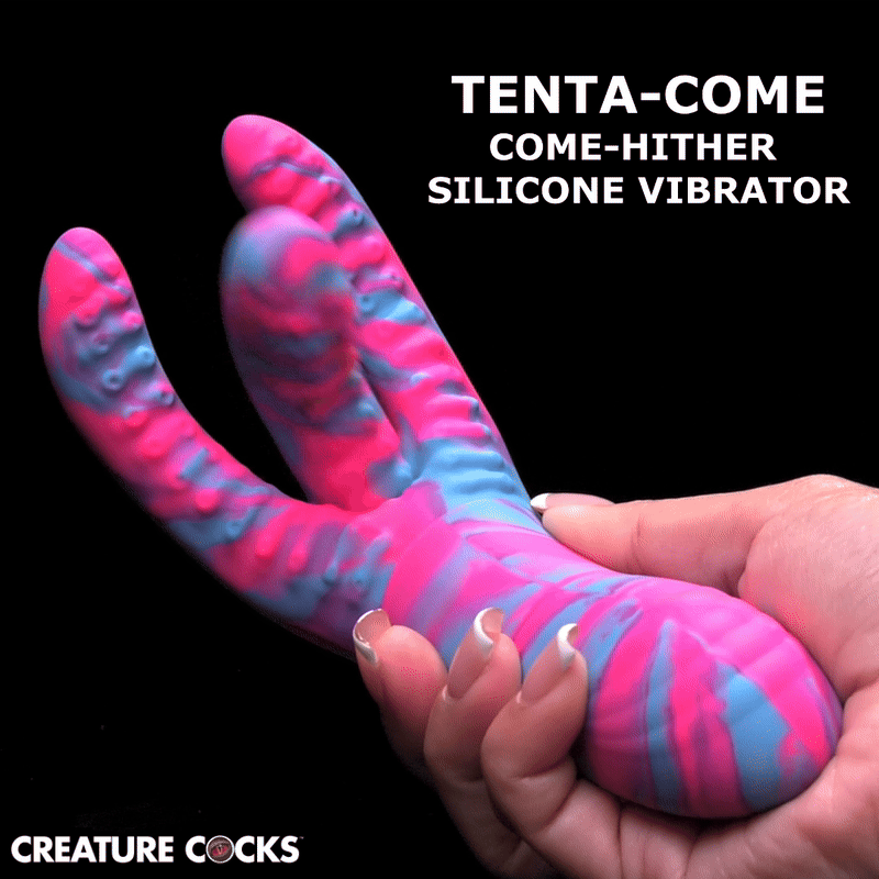 Creature Cocks Tenta-Come Come Hither G-Spot & Clitoral Silicone Vibrator