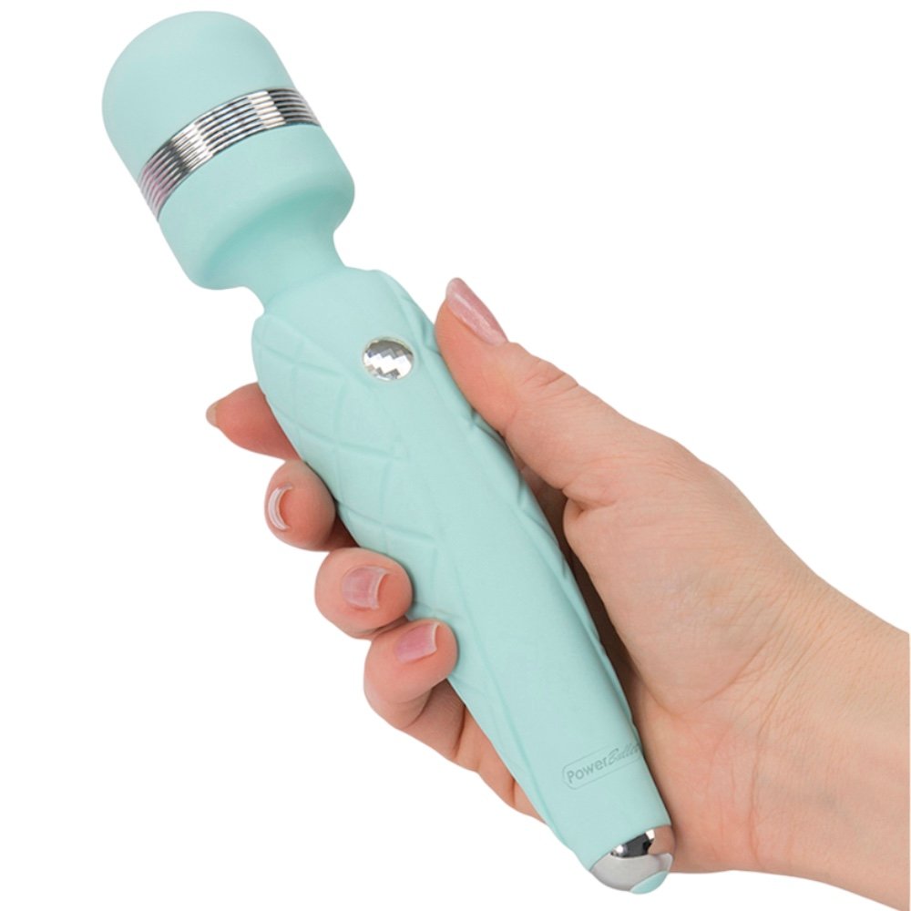 Pillow Talk Cheeky Wand Massager Teal