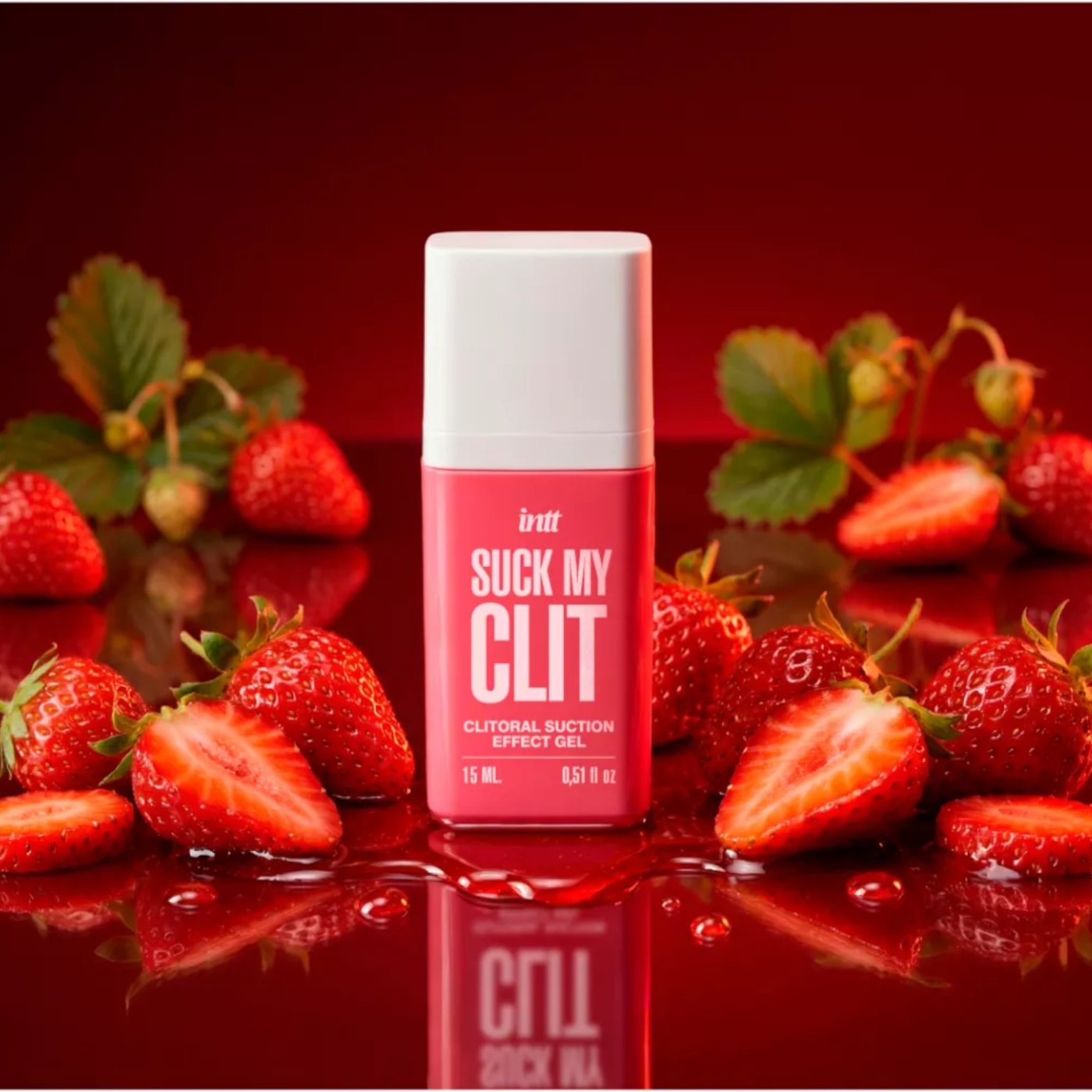 INTT Suck My Clit Stimulator Gel Wild Strawberry 15ml
