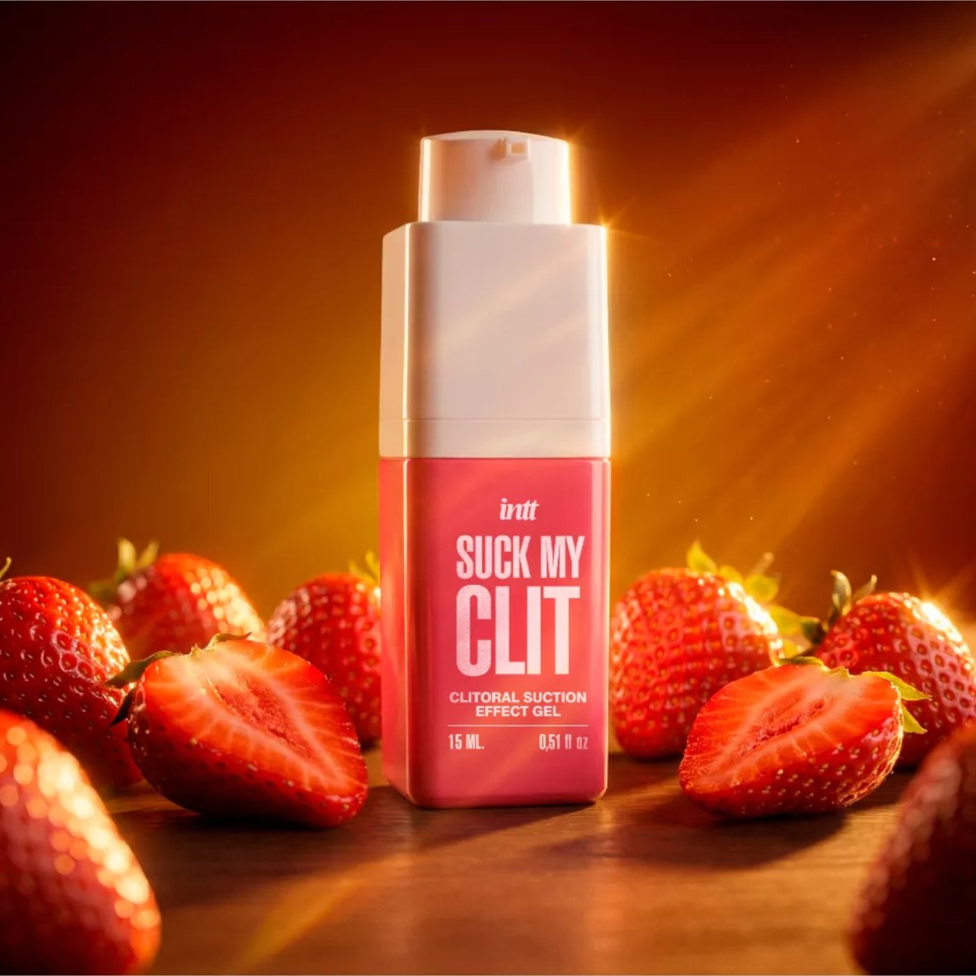 INTT Suck My Clit Stimulator Gel Wild Strawberry 15ml