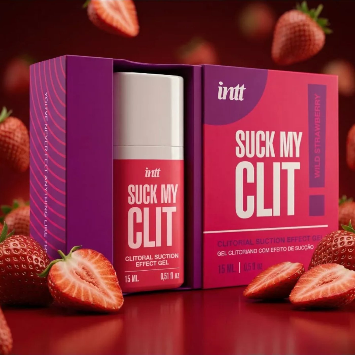 INTT Suck My Clit Stimulator Gel Wild Strawberry 15ml