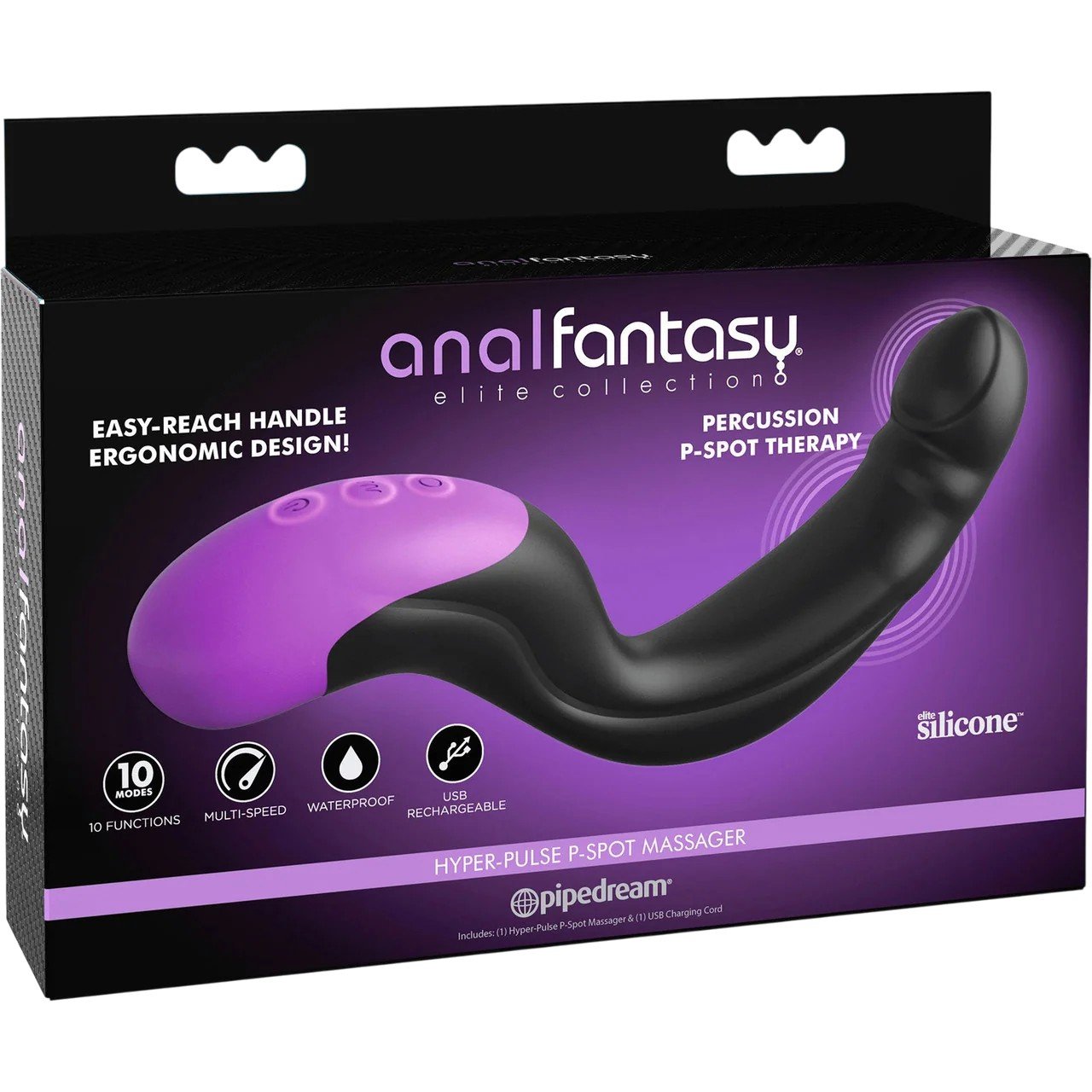 Anal Fantasy Elite Hyper-Pulse P-Spot Vibrating Prostate Massager