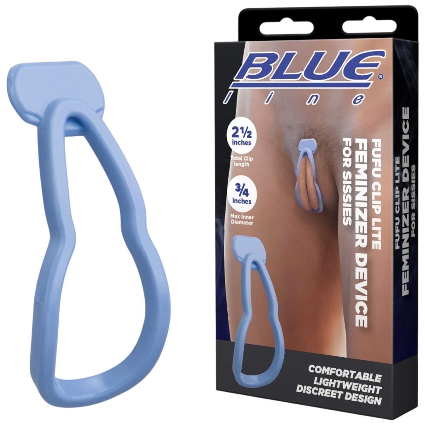 Blue Line Fufu Clip Lite Feminizer Device for Sissies