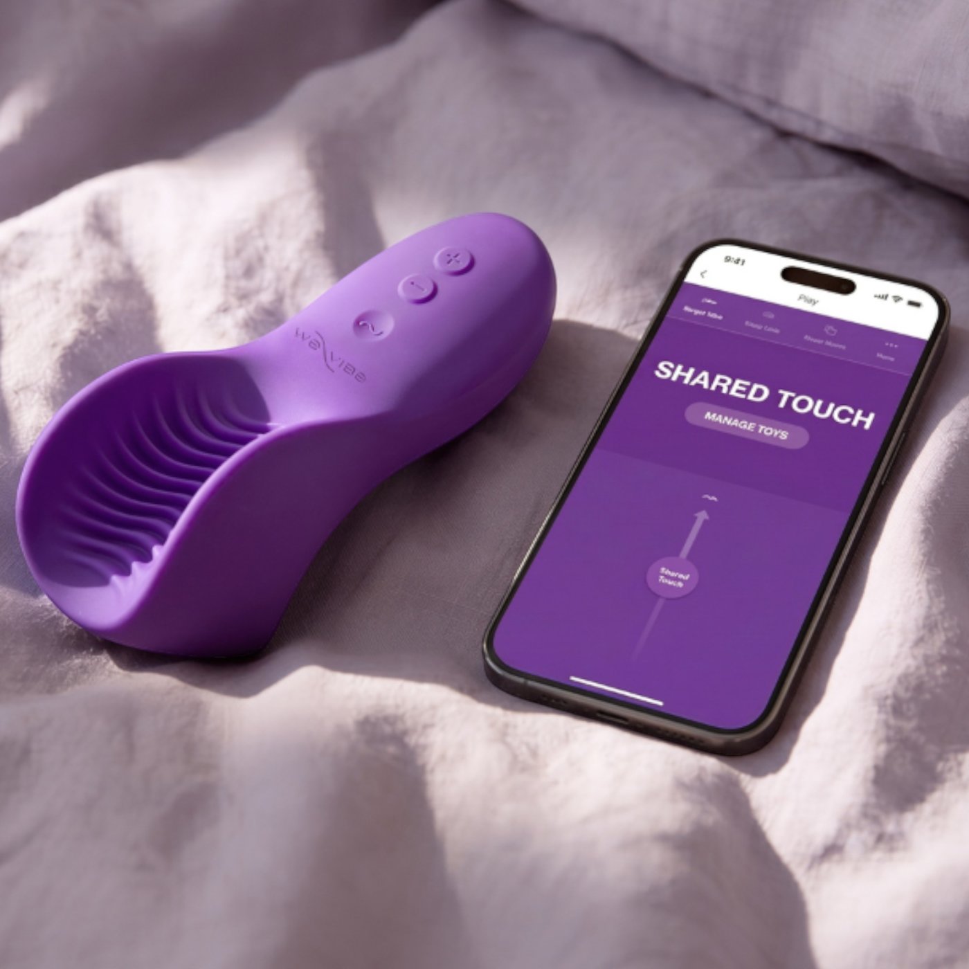 We-Vibe Shared Touch Double-Sided Couples Vibrator for Grinding