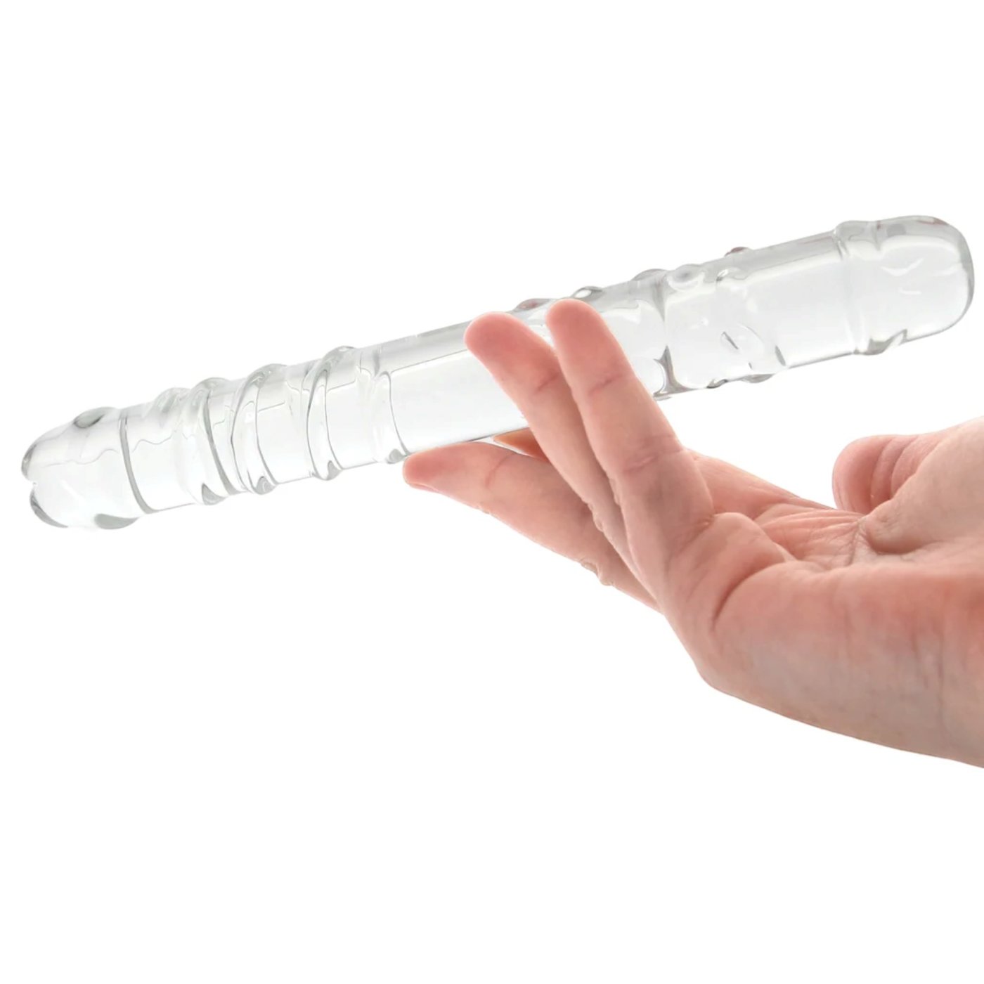 Clarity Elysian Sensation Double Ended Glass Dildo 8.3 Inch