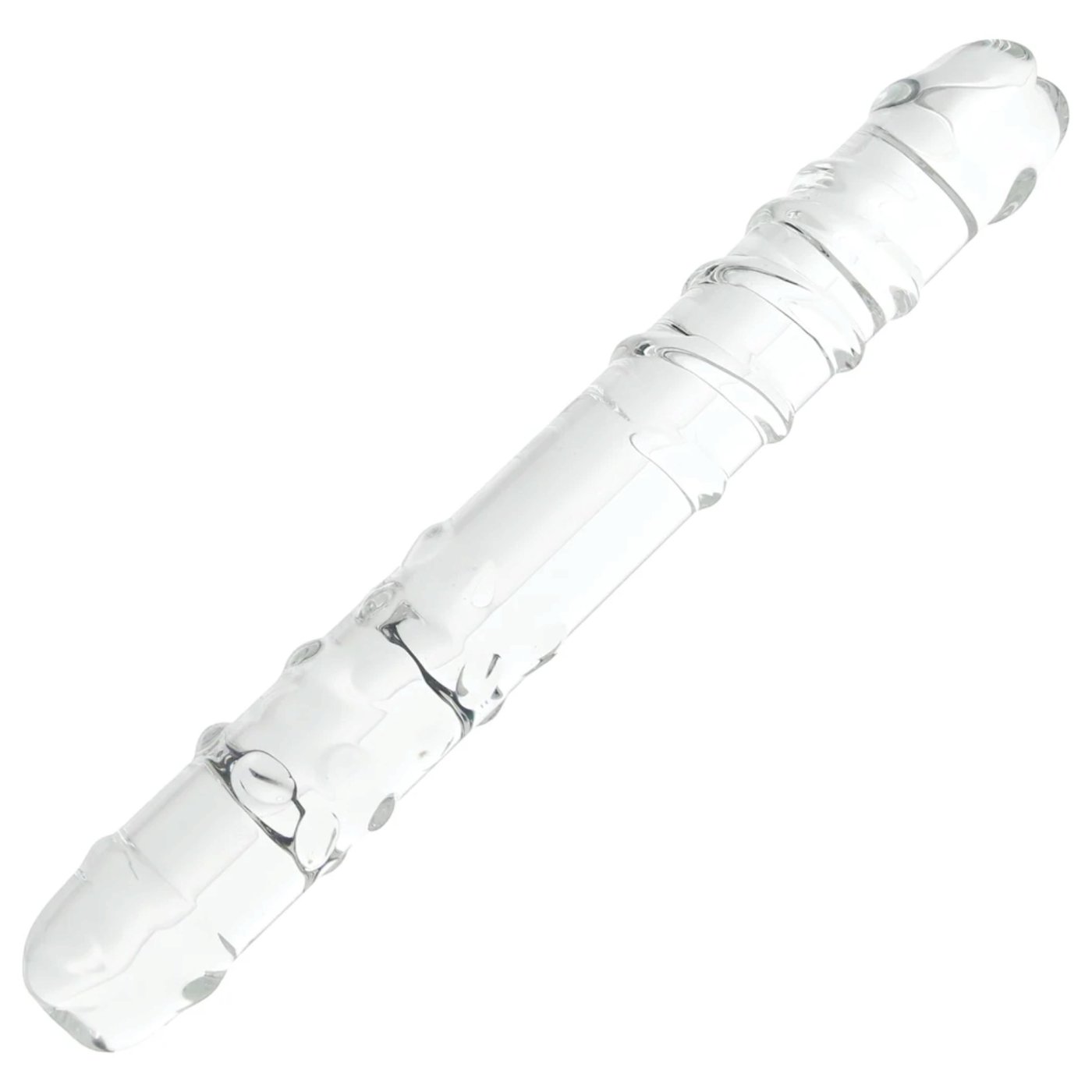 Clarity Elysian Sensation Double Ended Glass Dildo 8.3 Inch