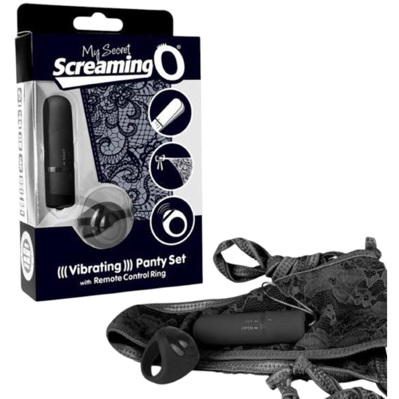 My Secret Screaming O Remote Control Panty Vibe Black