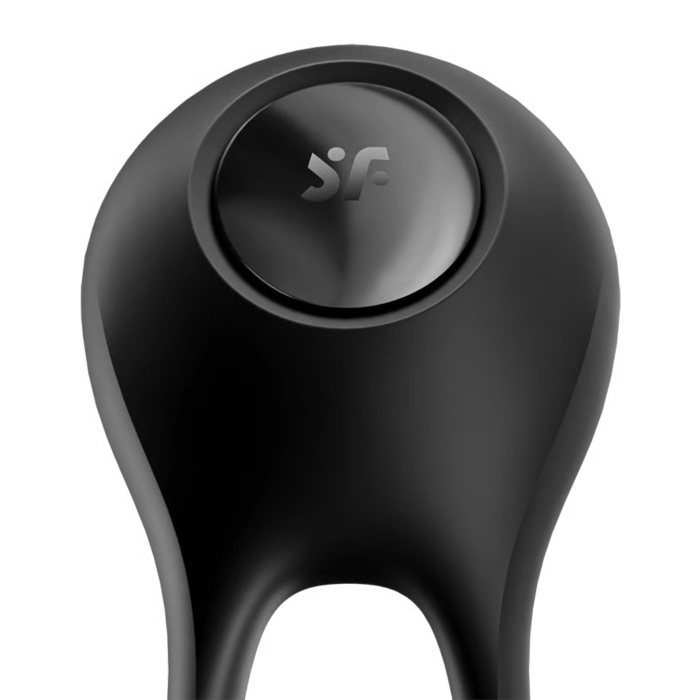 Satisfyer Majestic Duo Silicone Vibrating Cock & Ball Ring Black